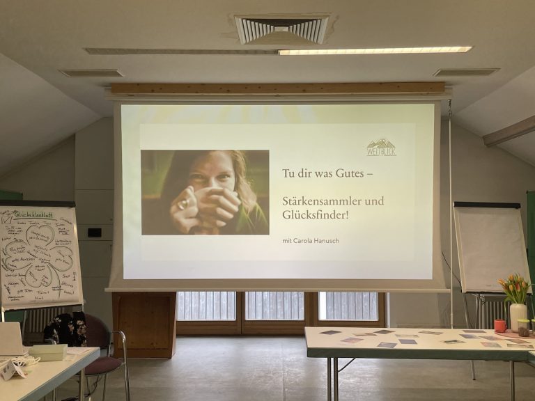 Tu dir was Gutes - Stärkensammler und Glücksfinder im Workshop