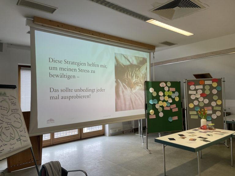 Strategien um Stress zu bewältigen im Workshop