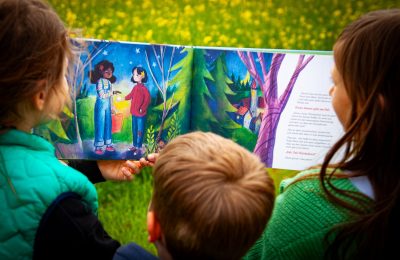 Kinder lesen Glücksbuch